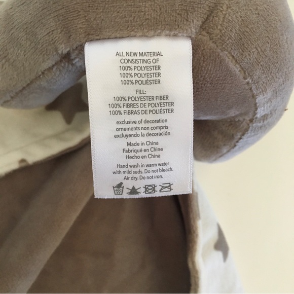 NEW Lovey Security Blanket Soft Baby Toy Little Brown Bear Baby Gift | Rene Rofe - Picture 6 of 7